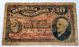 Billete De Argentina 10¢ - Argentinien
