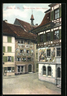 AK Stein A. Rh., Haus Zum Weissen Adler Und Rathaus  - Andere & Zonder Classificatie