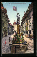 AK Bern, Schützenbrunnen Mit Käfigturm  - Bern