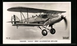 AK Hawker Audax Army Co-Operation Biplane  - 1939-1945: II Guerra