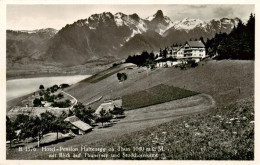 13960869 Haltenegg_1040m_Thun Hotel Pension Haltenegg Mit Blick Auf Thunersee Un - Autres & Non Classés