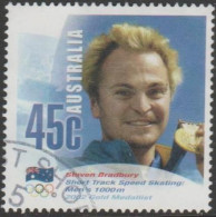 AUSTRALIA - USED 2002 45c Winter Olympic Games Gold Medal Winner - Steven Bradley - Oblitérés