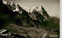 13960827 Grosse_Scheidegg_1962m_BE Mit Eiger Und Wetterhorn - Autres & Non Classés