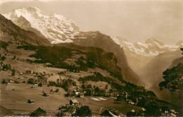 13960796 Wengen__BE Panorama Mit Jungfrau - Autres & Non Classés