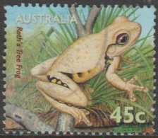 AUSTRALIA - USED 1999 45c Small Pond - Roth's Tree Frog - Oblitérés