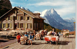 13960769 Grindelwald_BE Hotel Grosse Scheidegg Mit Moench Und Eiger - Sonstige & Ohne Zuordnung