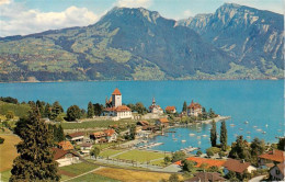 13960743 SPIEZ_Thunersee_BE Panorama Mit Schloss Und Ralligstoecke - Otros & Sin Clasificación