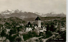 13960741 SPIEZ_Thunersee_BE Panorama Mit Schloss - Autres & Non Classés