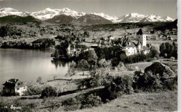 13960736 SPIEZ_Thunersee_BE Panorama Mit Schloss - Autres & Non Classés