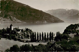 13960728 SPIEZ_Thunersee_BE Mit Schloss Schwarzhorn Faulhorn Und Wetterhorn - Sonstige & Ohne Zuordnung