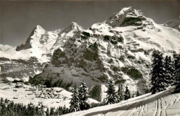 13960701 Muerren_BE Eiger Moench Jungfrau - Autres & Non Classés