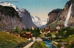 13960673 Lauterbrunnen_BE Mit Staubbach Wasserfall - Andere & Zonder Classificatie