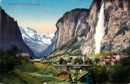 13960670 Lauterbrunnen_BE Mit Staubbach Wasserfall  - Sonstige & Ohne Zuordnung