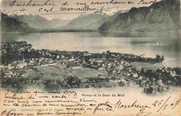 13960616 Vevey_VD Panorama Lac Léman Et Dent Du Midi - Autres & Non Classés