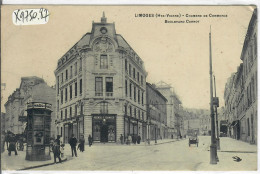 LIMOGES- CHAMBRE DE COMMERCE- BLD CARNOT- LE KIOSQUE PUB MAGGI- AGENCE FOURNIER - Limoges