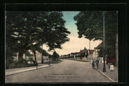 AK Treuenbrietzen, Gross-Strasse Mit Der Luther-Linde  - Treuenbrietzen