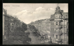 AK Magdeburg, Kaiserstrasse Mit Passanten  - Magdeburg