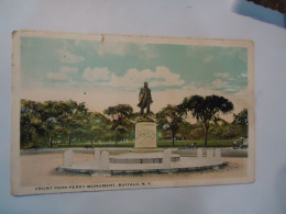 UNITED STATES    POSTCARDS  BUFFFALO MONUMENTS STAMPS 1920 - Autres & Non Classés