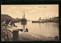 AK Libau, Partie Am Hafen  - Letonia