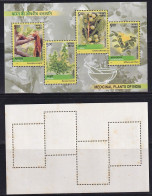 India MNH 2003, Miniature, MS, Medicinal Plants Plant Health Traditional Medicine Practices Defence Against Disease, - Unused Stamps