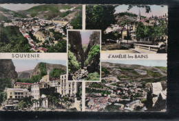 Cpsm 66 Souvenir D'Amélie Les Bains - Amélie-les-Bains-Palalda