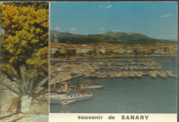 Sanary - Vue Générale Du Port - Mimosa En Fleurs - Flamme De "Six-Fours-les-Plages" 19-5-80 - (P) - Sanary-sur-Mer