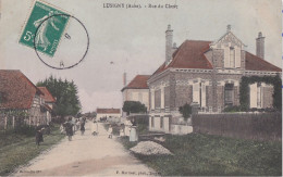 C24-10) LUSIGNY - AUBE - RUE DU CLOZET -  ANIMATION - HABITANTS - COLORISEE - Other & Unclassified