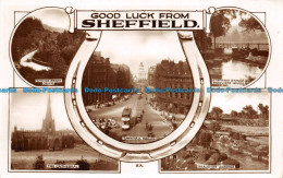 R154243 Good Luck From Sheffield. Multi View. Bamforth. RP. 1956 - World