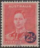 AUSTRALIA - USED 1941 King George VI Surcharge 2½d On 2d - Gebruikt