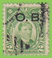 Voyo USA PHILIPPINES 2c 1931 Mi#PH D5  (o) Used - José Rizal OB - Filippine