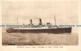 R154856 Canadian Pacific Liner. Duchess Of York - World