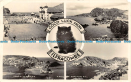 R154865 Good Luck From Ilfracombe. Multi View. Valentine. RP - World