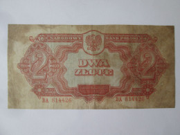 Poland 2 Zlote 1944 Banknote USSR Red Army - Poland