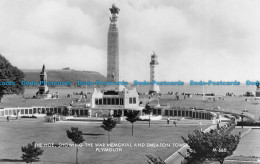 R154952 The Hoe Showing The War Memorial And Smeaton Tower. Plymouth. Valentine. - World