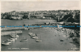 R154959 The Harbour. Newquay. Valentine. Ni K.4097. RP. 1954 - World