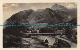R154973 Langdale Pikes And New Dungeon Ghyll Hotel. Abraham. RP. 1930 - World