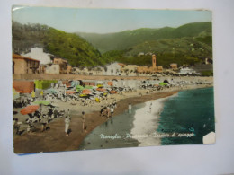 ITALY  POSTCARDS  MONEGLIA BEACH STAMPS - Autres & Non Classés