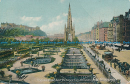 R155016 Princes Street. Scott Monument From N. B. Station Hotel. Edinburgh. Pixi - World