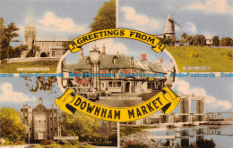 R155017 Greetings From Downham Market. Multi View. M. And L. National - World