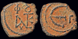 Justin II AE Pentanummium Large € - Byzantines