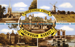 R155028 Greetings From Downham Market. Multi View. M. And L. National - World