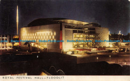 R155036 Royal Festival Hall. Floodlit. Jarrold - World