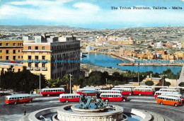 R155046 The Triton Fountain. Valletta. Malta - World