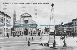R155049 Firenze. Facciata Della Chiesa Di Santa Maria Novelia. 1921 - World