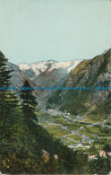 R155106 Old Postcard. Town And Mountain View. 1912 - Monde