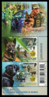 2022 Belarus 1448-1449Paar+Tab Dogs - Service 6,80 € - Cani