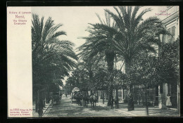 Cartolina Nervi, Via Vittorio Emanuele, Hotel Schweizerhof  - Sonstige & Ohne Zuordnung