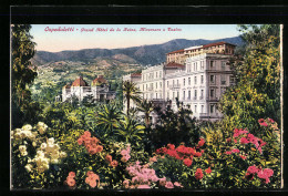 Cartolina Ospedaletti, Grand Hotel De La Reine, Miramare E Casino  - Other & Unclassified