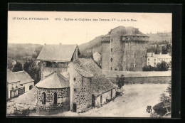 CPA Ternes, Eglise Et Château  - Andere & Zonder Classificatie