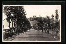 CPA Saint-Flour, La Ville Vue De La Route De Massiac  - Saint Flour